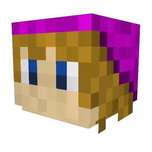 blockguy118 Minecraft avatar head, 3D render