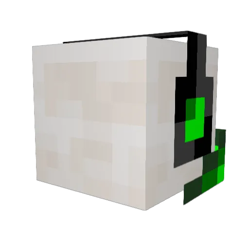 blockman_craft Minecraft avatar head, 3D render