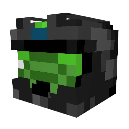 blockmasterd4 Minecraft avatar head, 3D render