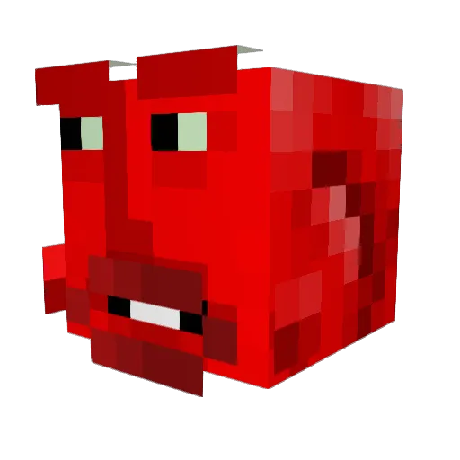 blockmasterwy Minecraft avatar head, 3D render