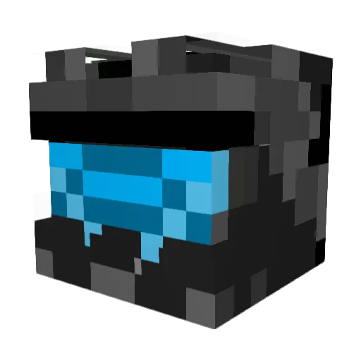 blockminer128 Minecraft avatar head, 3D render