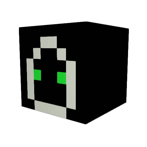 blocknico2k Minecraft avatar head, 3D render