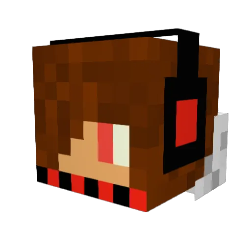 blockpower1118 Minecraft avatar head, 3D render