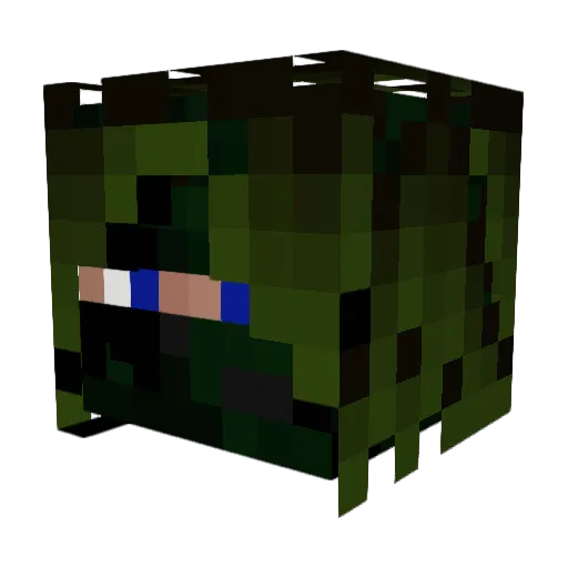 blockztor Minecraft avatar head, 3D render