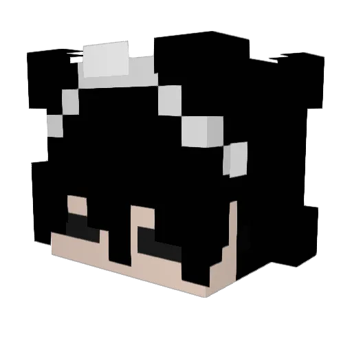 blockzys Minecraft avatar head, 3D render