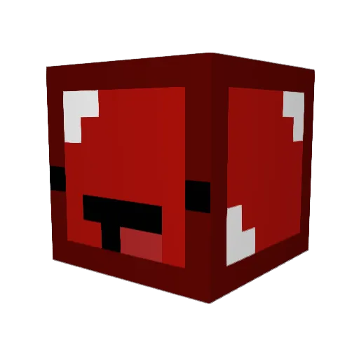blocmuppet Minecraft avatar head, 3D render