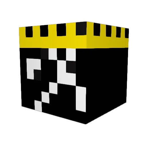 blocus2fou Minecraft avatar head, 3D render