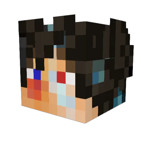 bloddya70 Minecraft avatar head, 3D render