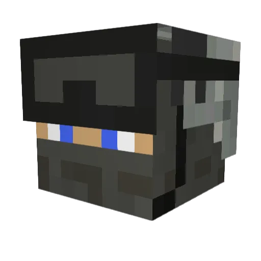 blomme11 Minecraft avatar head, 3D render