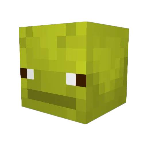 blonddragon Minecraft avatar head, 3D render