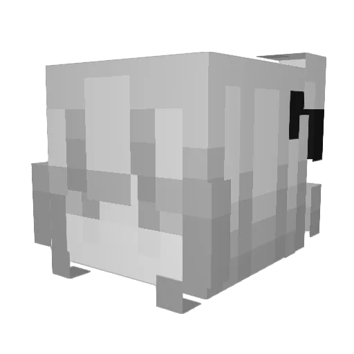 blondelover666 Minecraft avatar head, 3D render