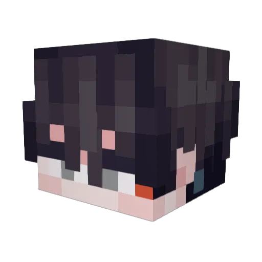 bloobusss Minecraft avatar head, 3D render