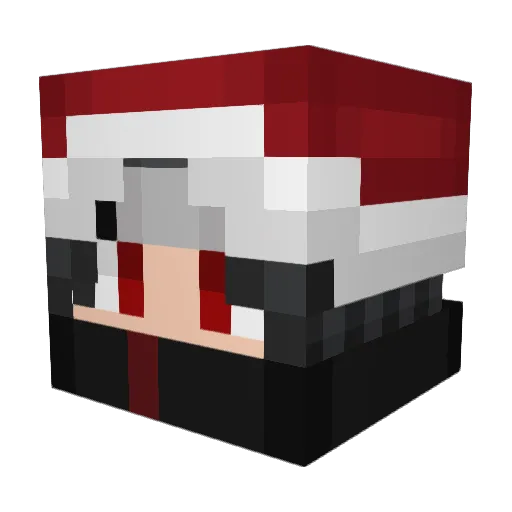 blood91105 Minecraft avatar head, 3D render