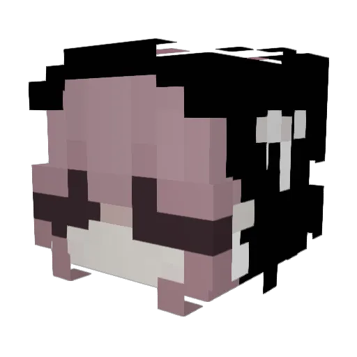 bloodknot Minecraft avatar head, 3D render