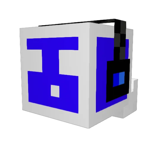 bloodpawn3 Minecraft avatar head, 3D render