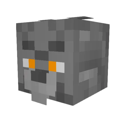 bloodredtiger Minecraft avatar head, 3D render
