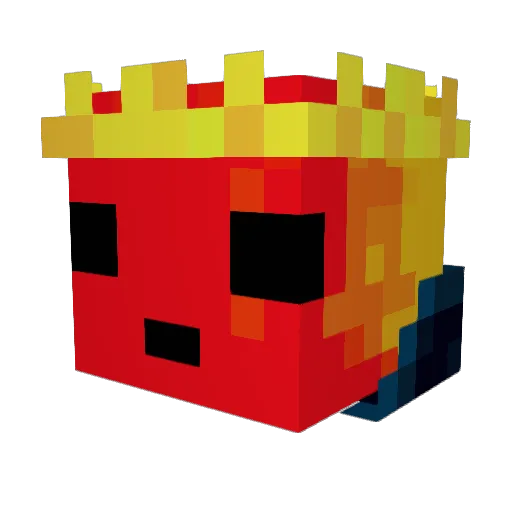 bloodshadow14324 Minecraft avatar head, 3D render