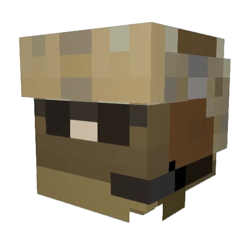 bloodstreamruns Minecraft avatar head, 3D render