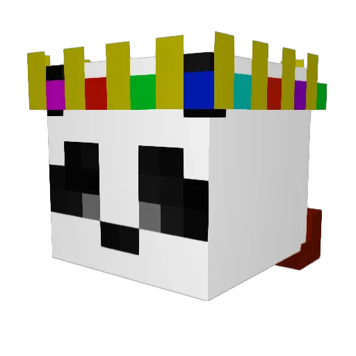 bloodypanda15 Minecraft avatar head, 3D render