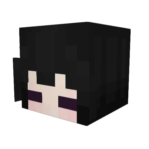 bloodysatt Minecraft avatar head, 3D render