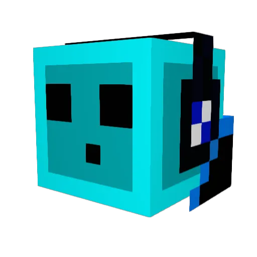 bloogoo14 Minecraft avatar head, 3D render