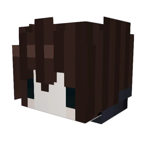 blooli Minecraft avatar head, 3D render