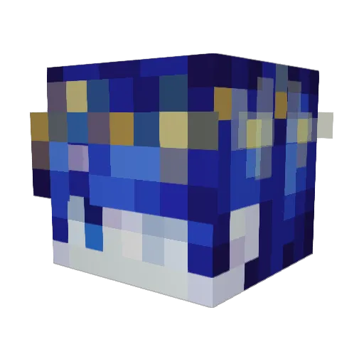 bloompng Minecraft avatar head, 3D render