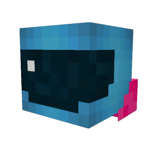 bloomy121 Minecraft avatar head, 3D render