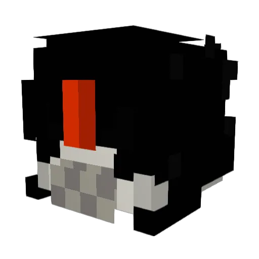blooody12 Minecraft avatar head, 3D render