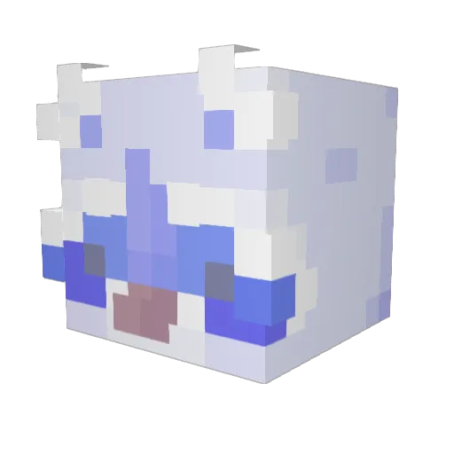 blopblop111123 Minecraft avatar head, 3D render