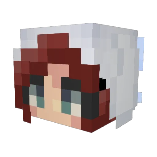 blossomsound Minecraft avatar head, 3D render