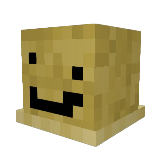 blotblotblotblot Minecraft avatar head, 3D render