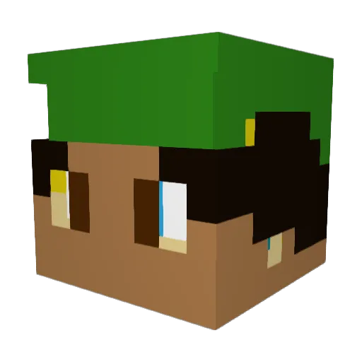 blovejoy94 Minecraft avatar head, 3D render