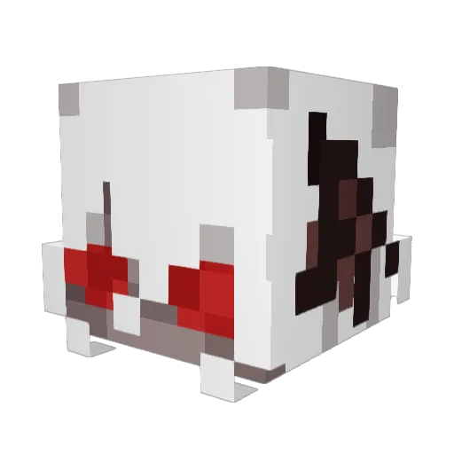 blowflies Minecraft avatar head, 3D render
