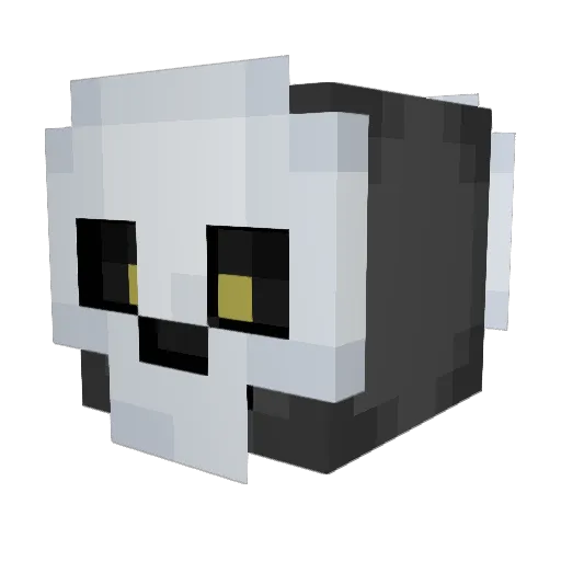 blox_pro Minecraft avatar head, 3D render