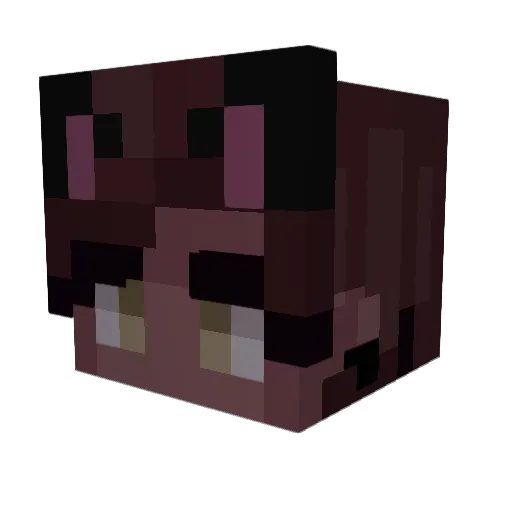 bloxylo Minecraft avatar head, 3D render