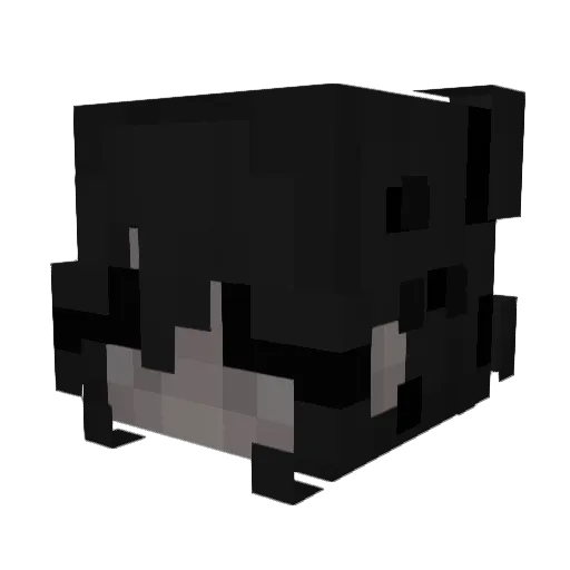 blqckbear Minecraft avatar head, 3D render