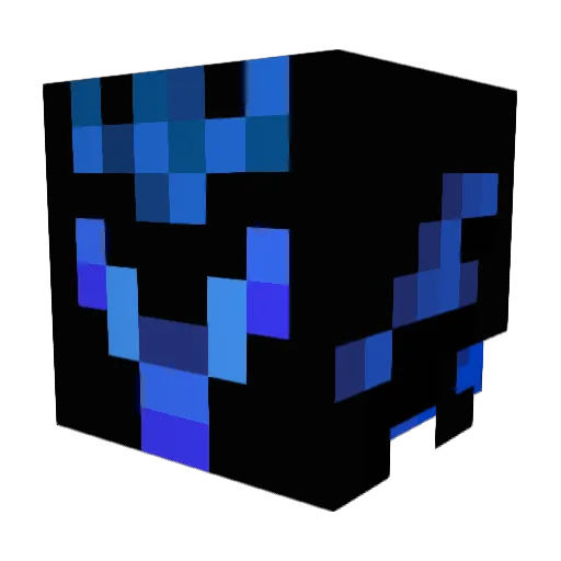 blr3d Minecraft avatar head, 3D render