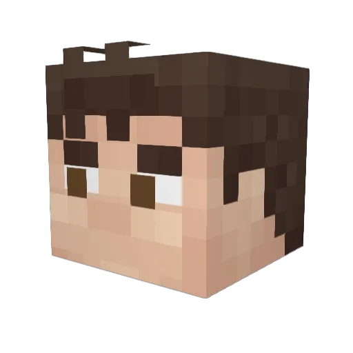 blt11277 Minecraft avatar head, 3D render