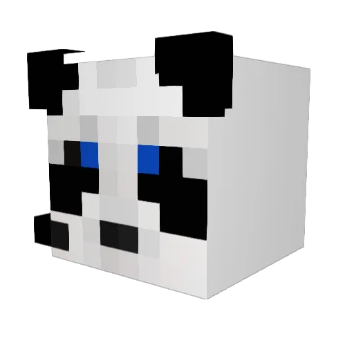 blubbelO2 Minecraft avatar head, 3D render