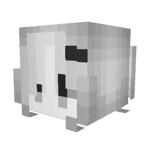 blubblubbluub Minecraft avatar head, 3D render