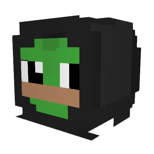blubbs0815 Minecraft avatar head, 3D render