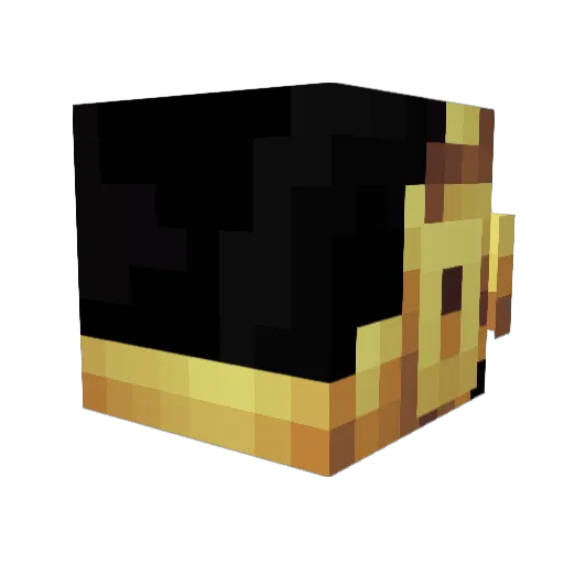 blublukachoo Minecraft avatar head, 3D render