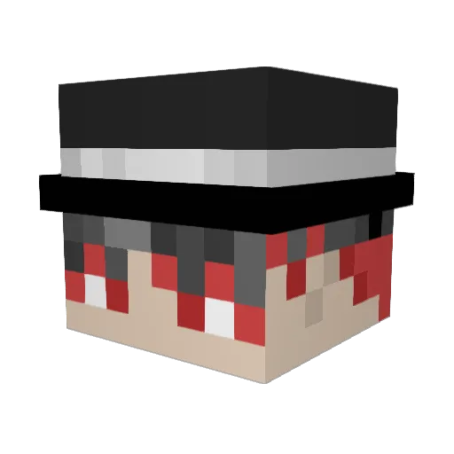 bluce22550811 Minecraft avatar head, 3D render
