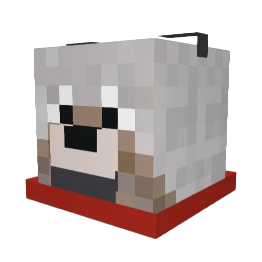 bludston Minecraft avatar head, 3D render