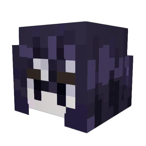 bludude409 Minecraft avatar head, 3D render