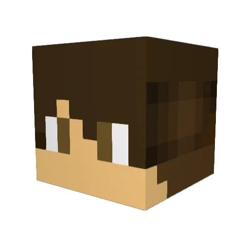 blue_basst Minecraft avatar head, 3D render