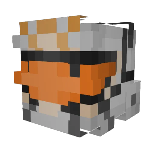 blue_dragon101 Minecraft avatar head, 3D render