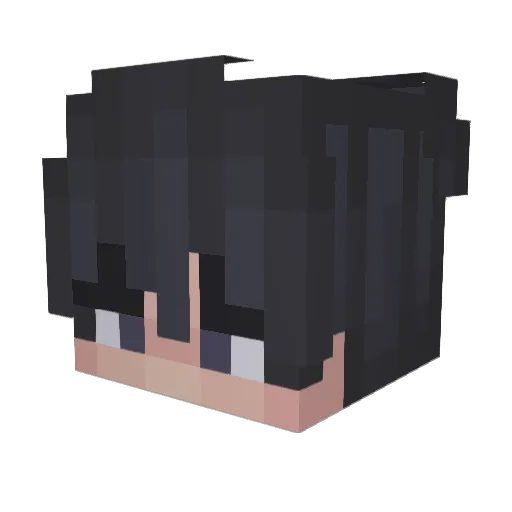 blue_obster Minecraft avatar head, 3D render