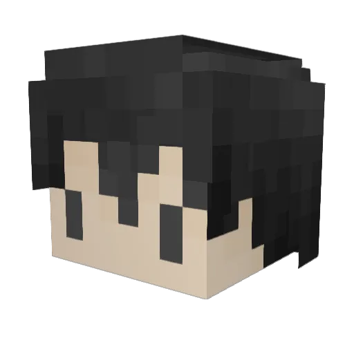 blue_sakura Minecraft avatar head, 3D render